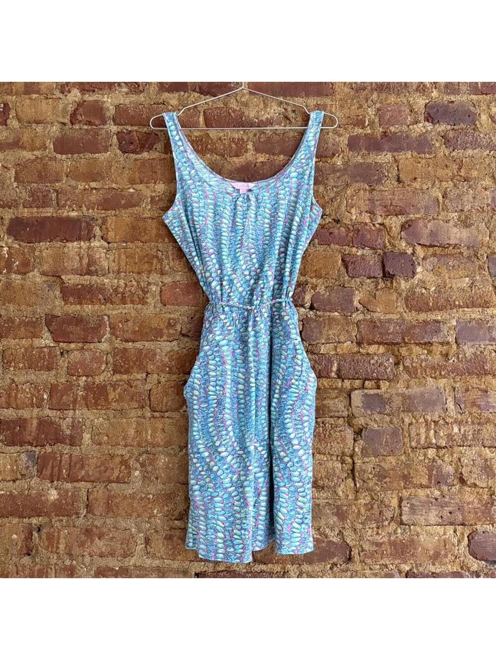 Lily Pulitzer Teal Mermaid Dress With Pockets💖